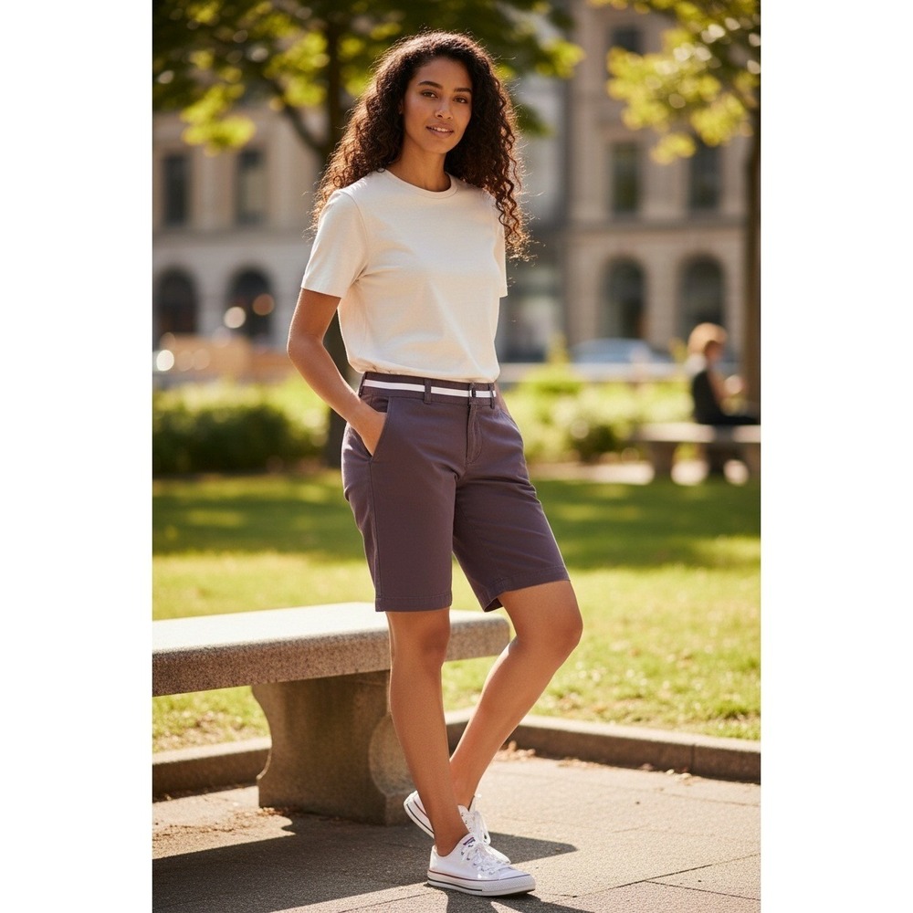 Puma Women's Purple Bermuda Shorts